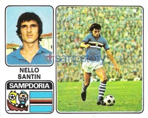 Figurina Calciatori - Edizioni Panini - 1972-73 Santin