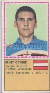 Figurina Fuoriclasse stranieri in italia - Edizioni Panini - 1970-71 - Ocwirk